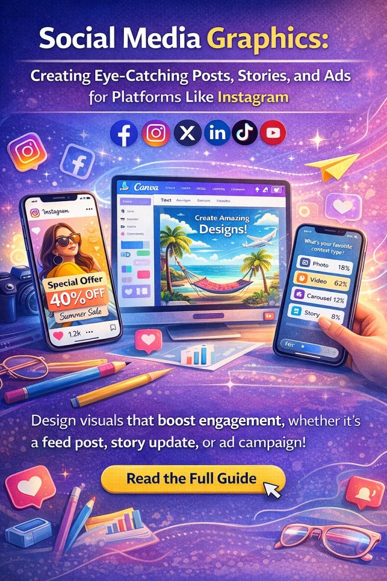 blog, social media graphics